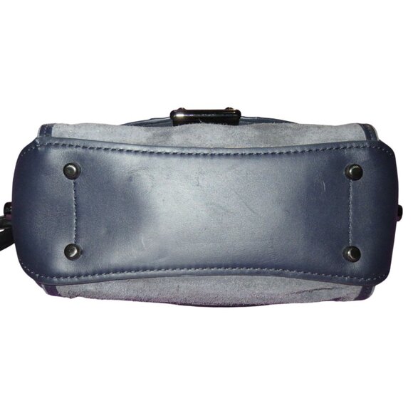 Coach 2017 Color block Exotic Python Glove tanned Leather & Suede Drifter - Picture 5 of 15